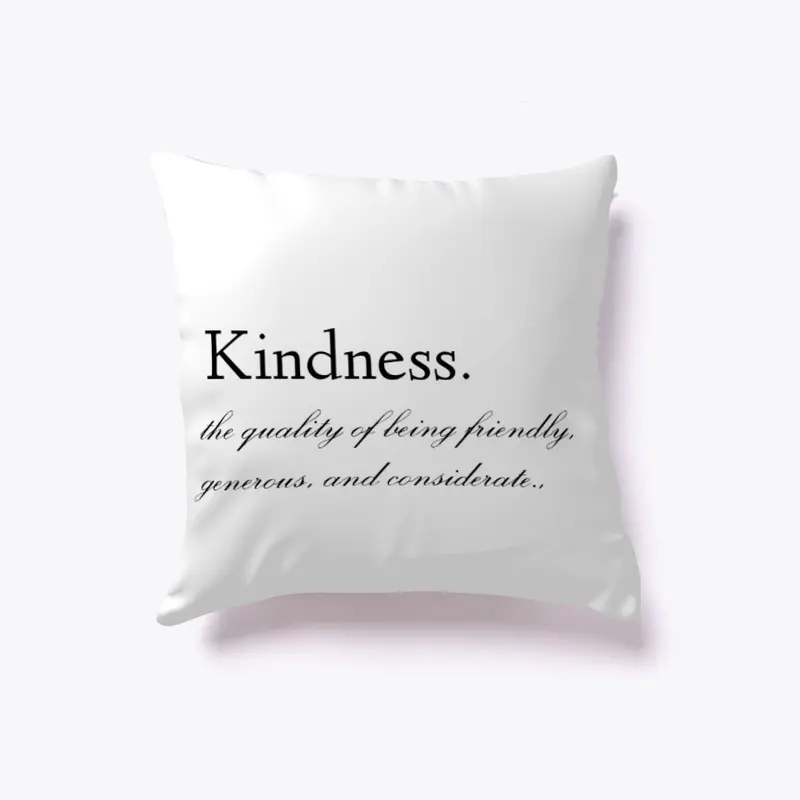 Kindness Definition Pillow